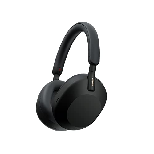 Sony WH-1000XM5 kabellose Bluetooth Noise Cancelling Kopfhörer (30h Akku, Touch Sensor, Headphones Connect App, Schnellladefunktion, optimiert für Amazon Alexa, Headset mit Mikrofon) Schwarz - Schwarz - WH-1000XM5 - Single