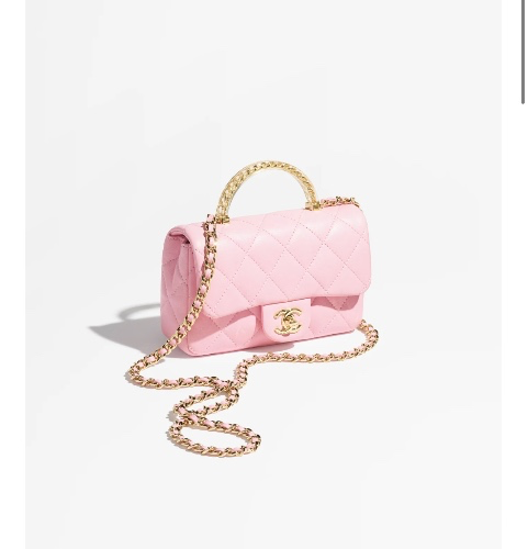 Chanel Bag - Pink Top Handle 