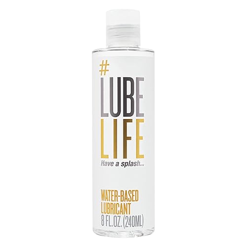 Lube Life Water-Based Personal Lubricant, Lube for Men, Women and Couples, Non-Staining, 8 Fl Oz - 8 Fl Oz (Pack of 1)