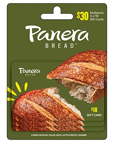 Panera Multipack of 3 - $10 Gift Cards