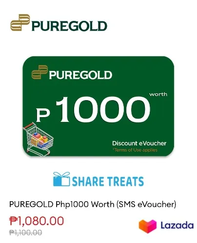 Puregold Grocery Voucher worth 1000 php