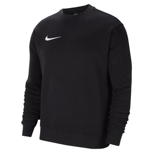Nike Men's M Nk FLC Park20 Crew Sweatshirt - Black/White - XL - Einfarbig