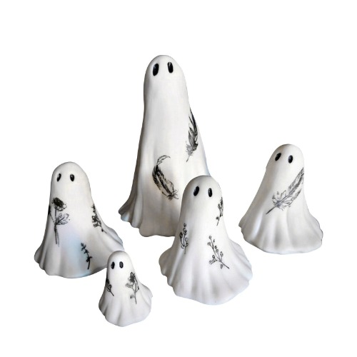 Ghost Family Figurines 5-Pcs Set