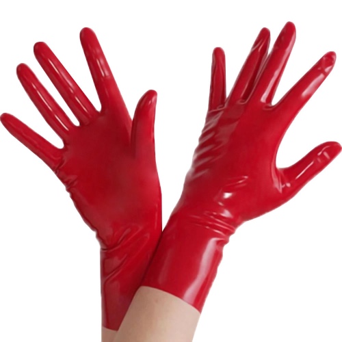 Rousing Red Latex Gloves | Red / S