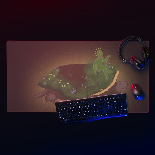 Turtle Island Desk Mat - 36″×18″