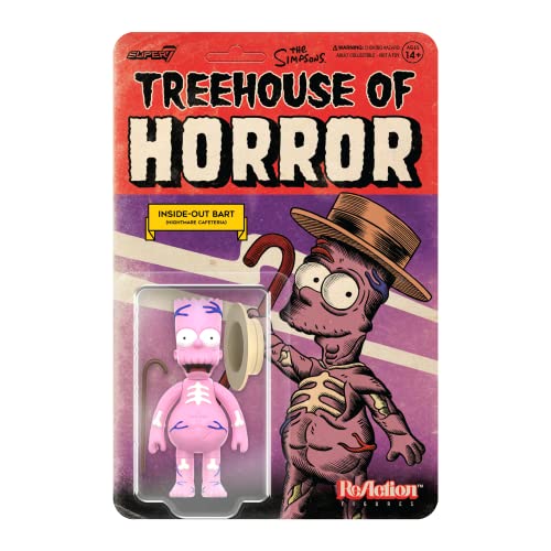 Super7 The Simpsons Treehouse of Horror Inside Out Bart 3.75 in Reaction Figure