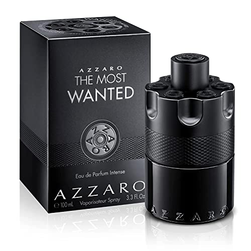 Azzaro The Most Wanted, Perfume for Men, Cologne for Men, Eau de Parfum Intense Spray, Warm Woody Mens Fragrance, 100 ml