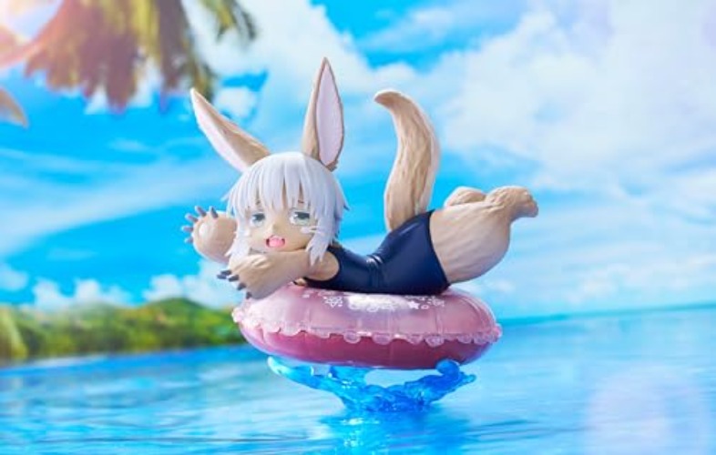 Taito Made in Abyss: The Golden City of The Scorching Sun: Nanachi Aqua Float Girls Figure, Black
