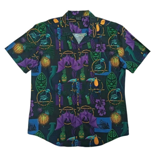 Creepy Cove Button-down T-shirt - 2XL