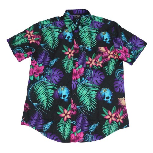 Tropigoth Casual Button-down T-shirt (Unisex) - 2XL