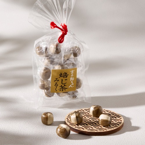 Kinchaku Hojicha Milk Candy