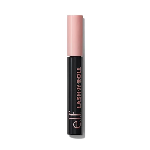 e.l.f. Lash 'N Roll Mascara, Curling Mascara For Visibly Lifted Lashes, Lifts & Separates Lashes. Long-Lasting Formula, Vegan & Cruelty-Free, Pitch Black - Pitch Black