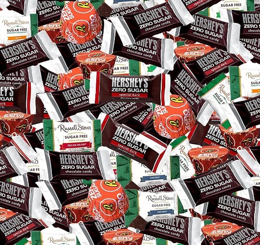 Valentines Day Sugar Free Chocolate Candy Care Package - Sugar Free Candy by Stuff Your Sack - 