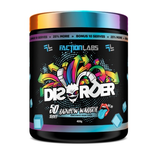 Faction Labs Disorder | 50 Serves / Rainbow Warrior