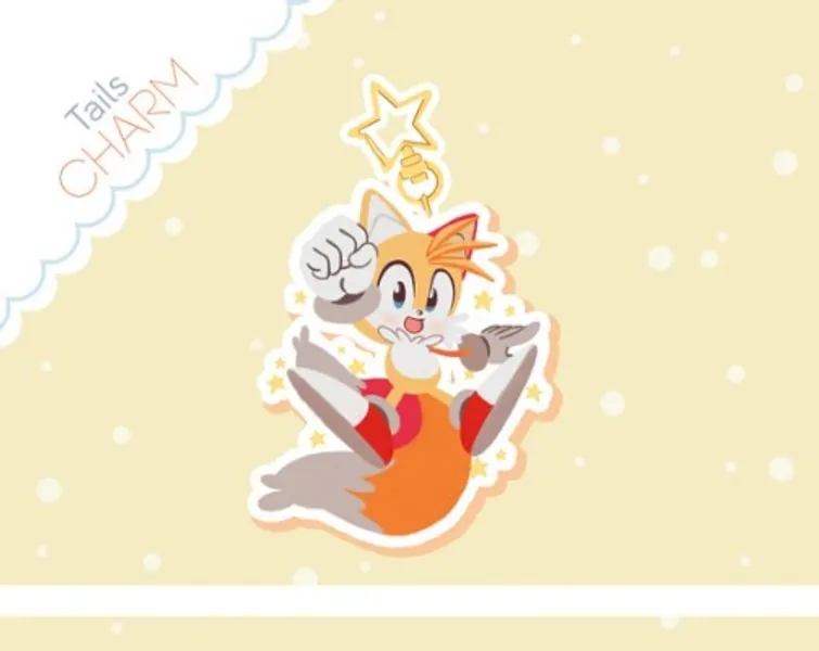 Tails Charm | Etsy