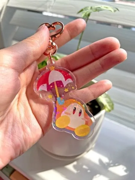 Parasol Waddle Dee 2.5 Double Sided Acrylic Charm With | Etsy