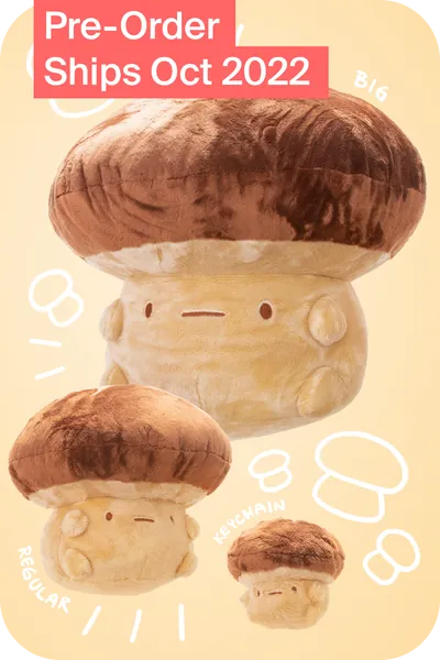 Gus the Shiitake Mushroom PRE-ORDER | Regular 11"