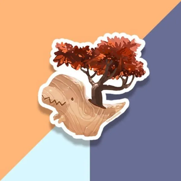 Vinyl Sticker Planter  Trex | Etsy