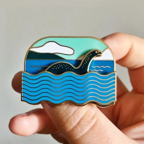 Nessie Sliding Enamel Pin | Etsy