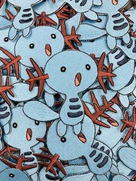 Wooper Pokemon Custom Embroidered Sew & Iron  on Patch | Etsy