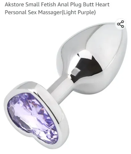 Small Purple Anal Plug