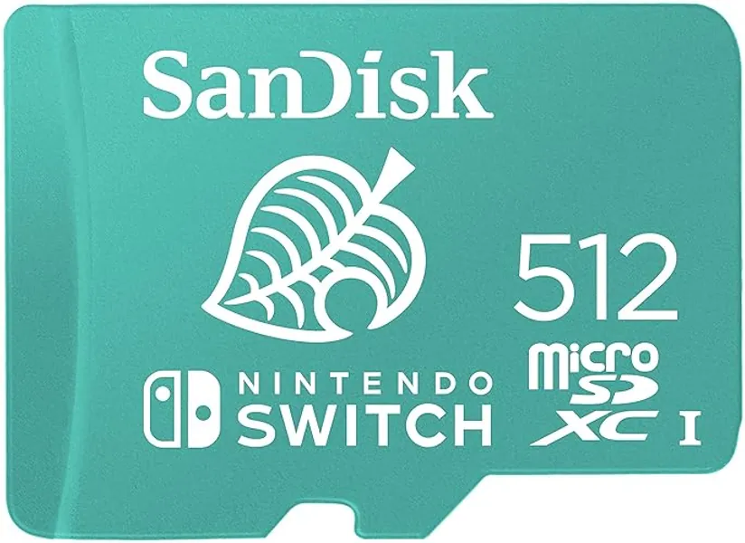 SanDisk 512GB microSDXC Card, Licensed for Nintendo Switch - SDSQXAO-512G-GNCZN