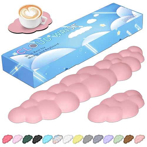 Pink Keyboard Wrist Rest, Memory Foam