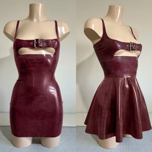 Buckle Bust Mini Dress