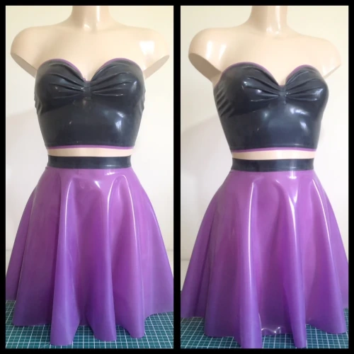 Rubber Latex Basics High Waisted Circle Skirt