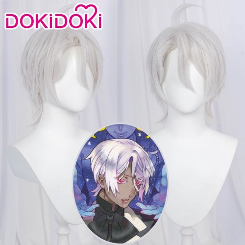 DokiDoki Anime The Case Study of Vanitas Cosplay Noé  Archiviste Cosplay Wig  Vanitas no Carte Short White Wig Men | Noé-PRESALE