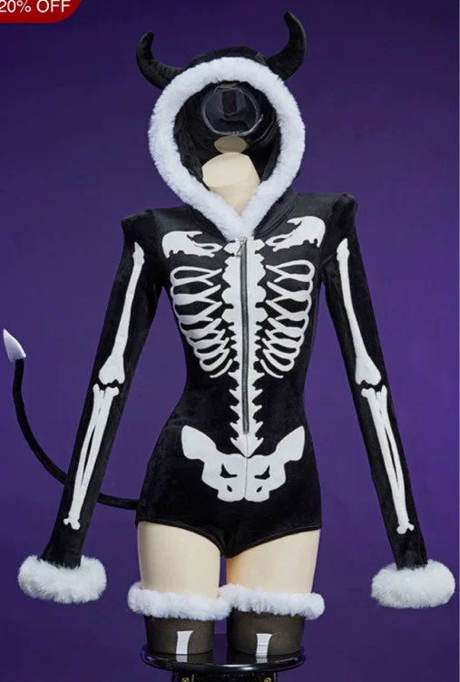 【软情趣】【meow】【万圣节amz】骷髅毛绒居家