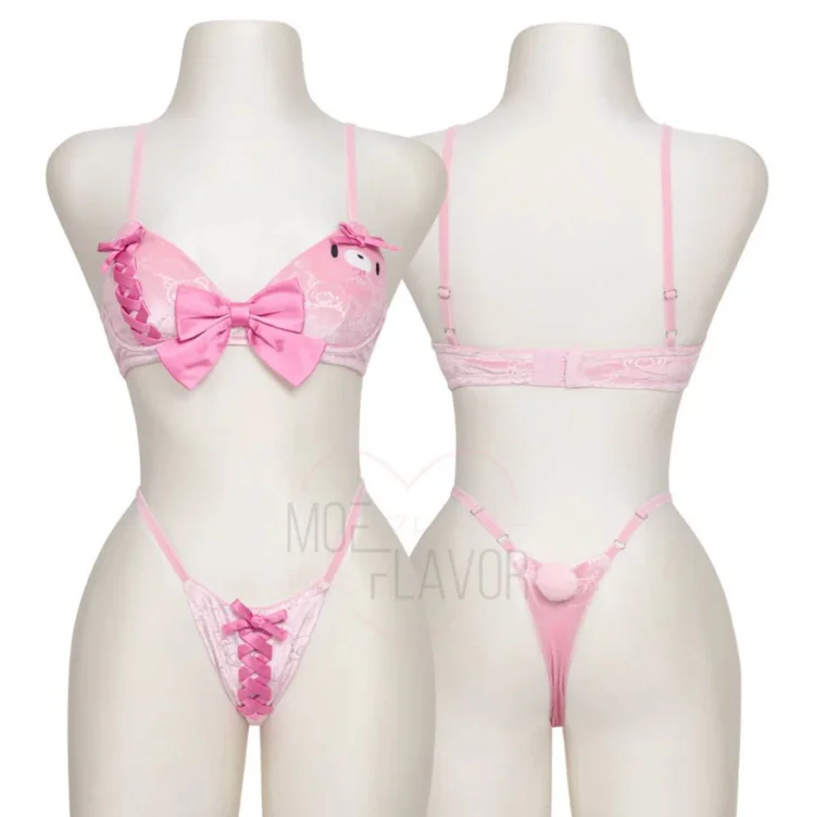 Pastel Winter Bikini Gloomy Bear Collab - Blue / 2XL/3XL