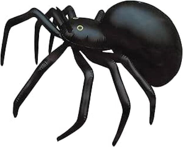 Halloween Black Inflatable 91cm Spider