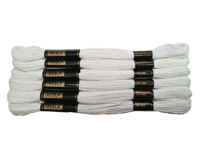 Embroidery Thread White 