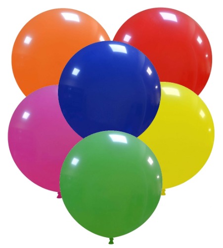 Cattex 19" round assorted balloons (50 bag) | Assorted
