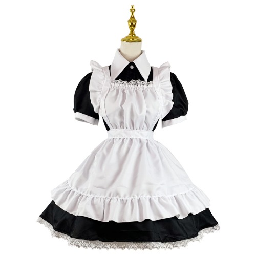 French Maid Apron Dress for FairyTail Virgo COSPLAY 