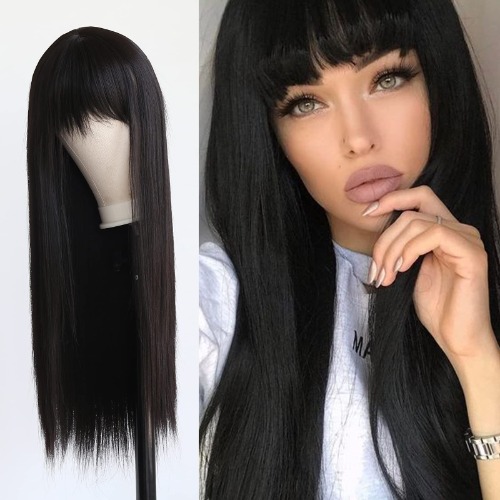 Black 24" Lace Front 