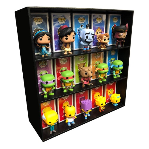 1 Classic Display Case for 4 in. Funko Pop Vinyl Collectible Toy Figures, Black Cardboard - 