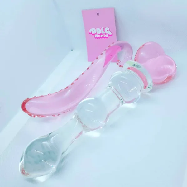 Crystal Heart Sailor Moon Glass Wand / Dildo