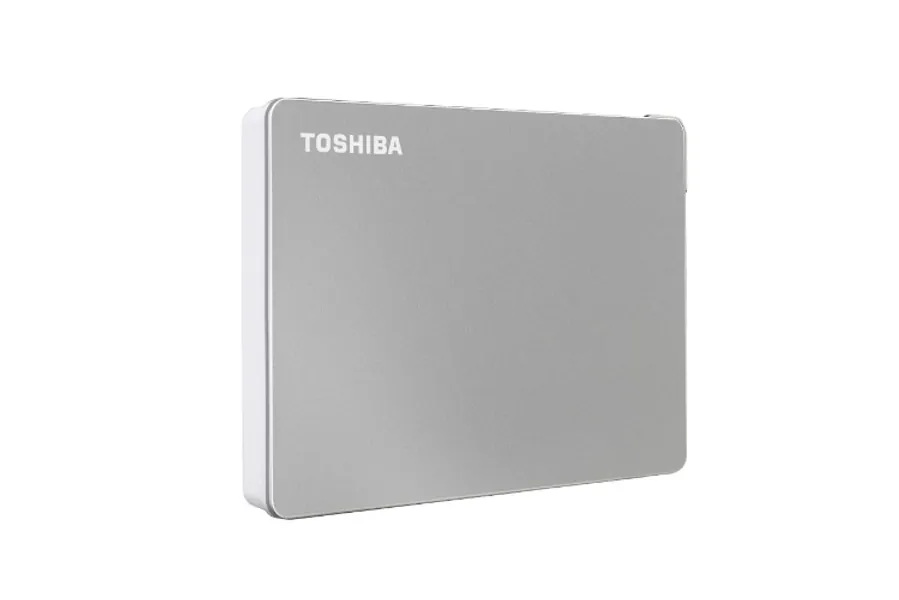Toshiba Canvio Flex 4TB Portable External Hard Drive USB-C USB 3.0, Silver for PC, Mac, & Tablet - HDTX140XSCCA - Silver 4TB USB-C & USB 3.0 Hard Drive