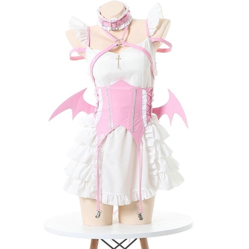 Kawaii Bat Maid Cosplay - Pink