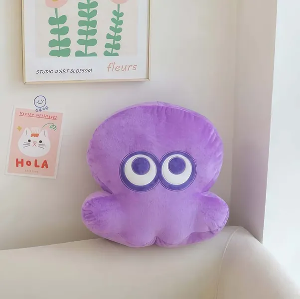 Splatoon Plush Toy Squid Stuffed Toy Cute Splatoon Cushion Pillow - E