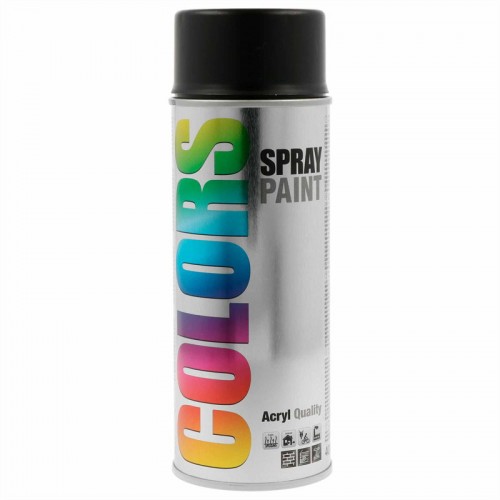 Akrilna barva sprej RAL 9005 mat COLORS 407405 Motip