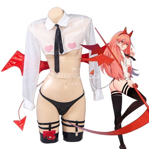 Anime Chainsaw Man Cosplay Sexy Devil Power Cosplay Costume - M