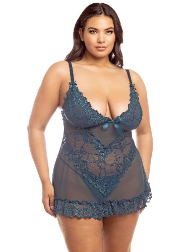Valentine Babydoll - 3XLarge / 4XLarge / Reflecting Pond