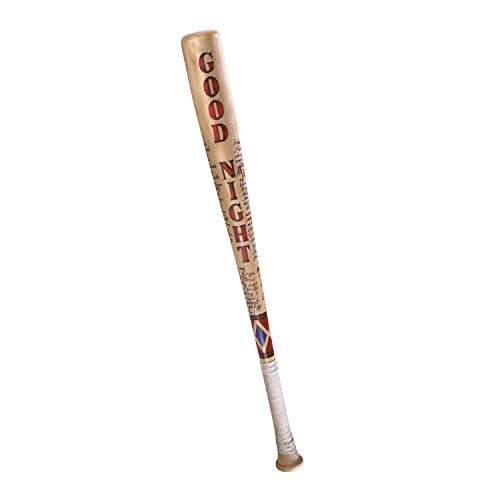 Harley Quinn Baseball Bat by The Noble Collection - Officially Licensed - Suicide Squad Prop Replica - Full Size 31.5in (80cm) Solid Wooden Baseball Bat
