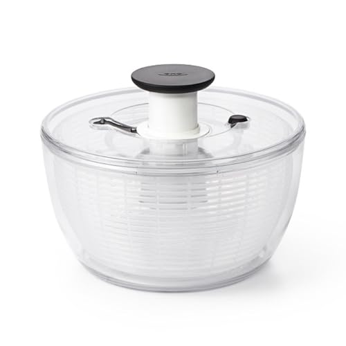 OXO Good Grips Large Salad Spinner - 6.22 Qt., White - Large Salad Spinner