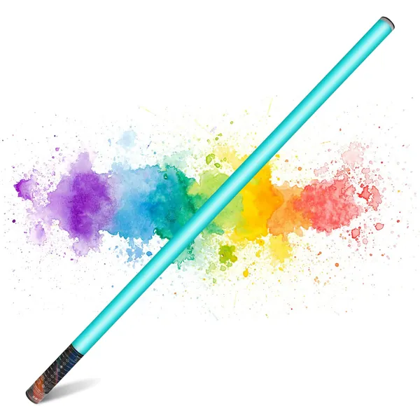 LUXCEO Mood1 RGB LED Videoleuchte Lichtstab, Farbe & Szene einstellbar,Eingebauter 2000mAh Akku, 120cm RGB Foto Beleuchtung für YouTube, TikTok,Vlogging,Partybar,Game-Streaming Licht