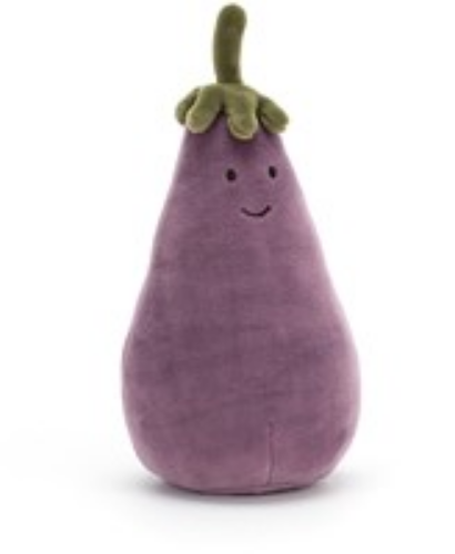 Jellycat - Groente Aubergine - 17cm