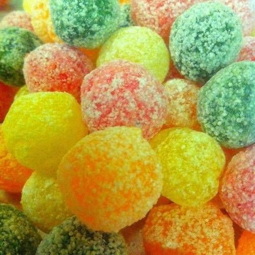 Mega Sour Assorted Fruit Fizz Bombs (extremely sour) 500 gram bag (1/2 kilo) by Barnetts